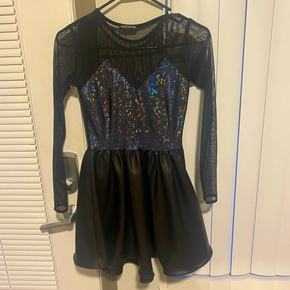 Black dress.